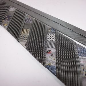 Brioni Pleated Patchwork Tie